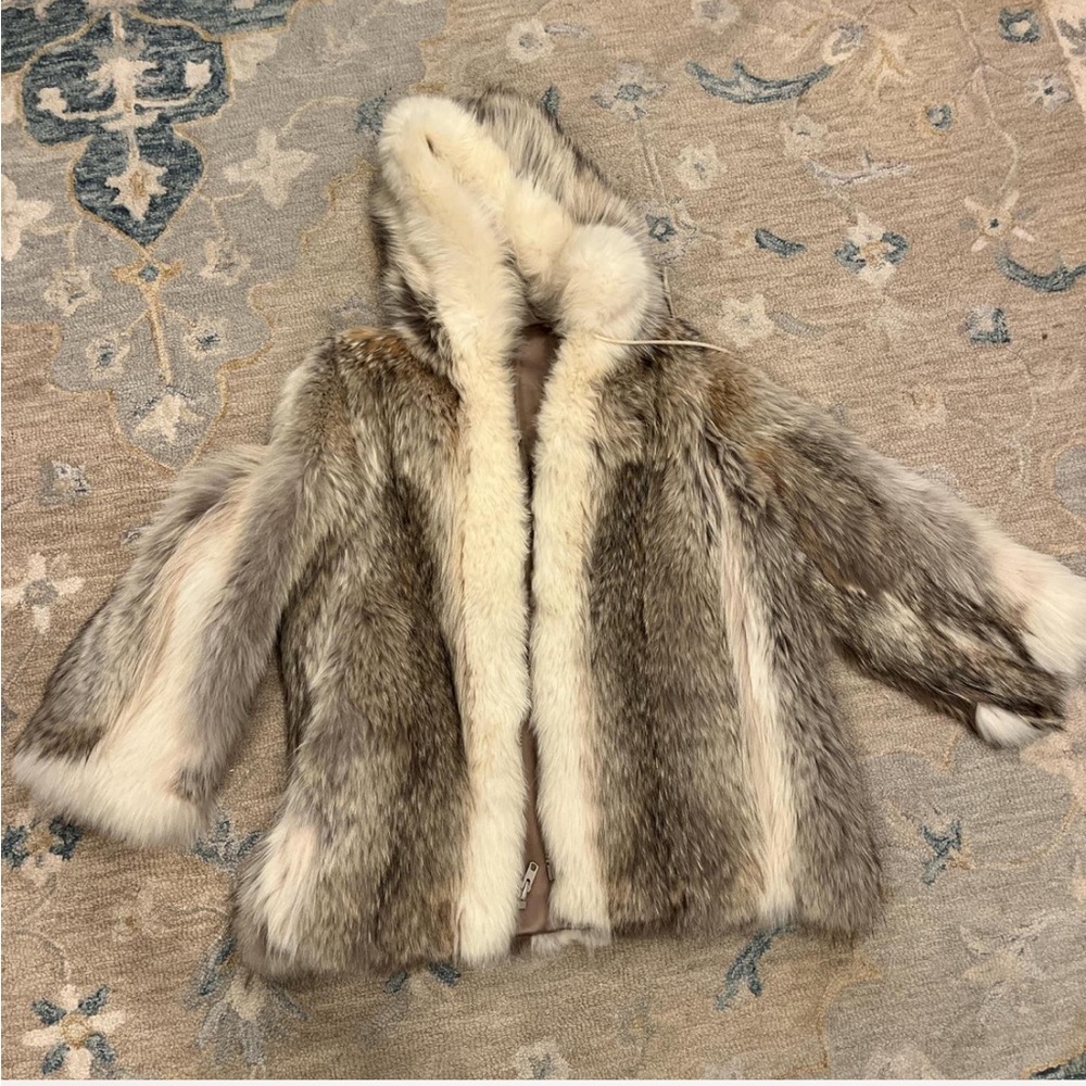 Coyote and Fox Fur Coat